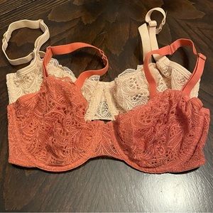 Lively Unlined Demi Bras (2) - 32DD